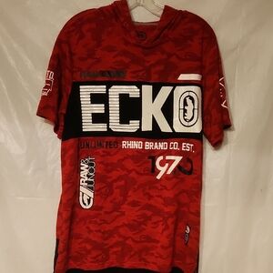 Ecko Unlimited Red Camo Kids Hoodie